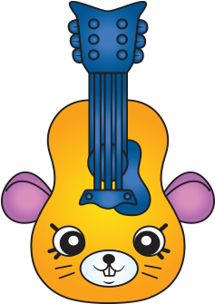 Plucky Guitar Ct Art - Shopkins Guitar Name (400x400)