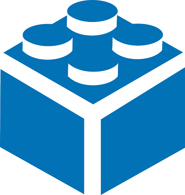 Four Brick, Lego, Blue, Toy, Four - Api Icon (1215x1280)