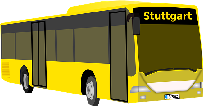 Bus Yellow Automobile Transport Transporta - Belediye Otobüsleri (680x340)