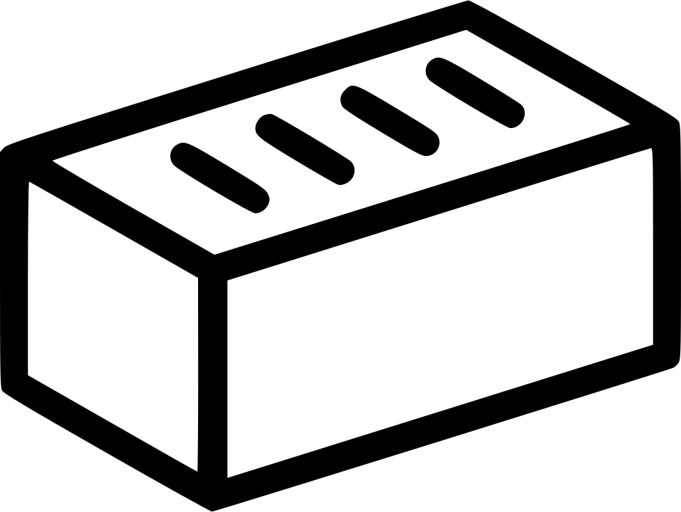 Brick Comments - Brick Black And White Png (980x736)