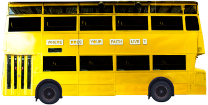 Colour In Faith Where Our Faith Lives - Double-decker Bus (450x350)