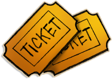User Image - Cartoon Raffle Ticket Transparent - (472x339) Png Clipart  Download