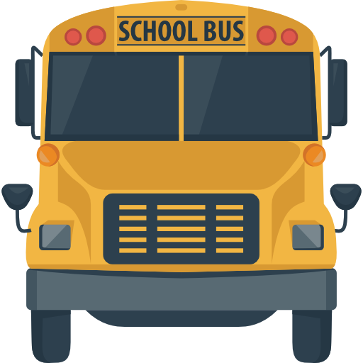 Safe Arrival - School Bus Icon (512x512)
