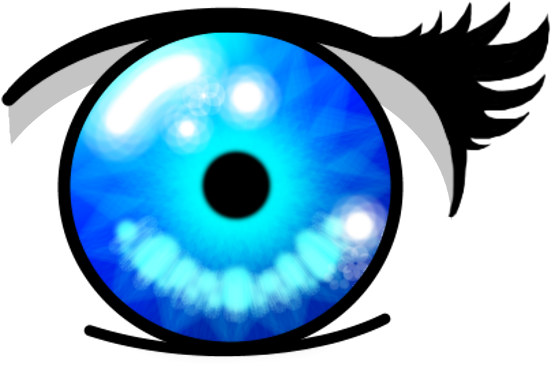 Anime Crystal Eye By Diamondrosy7 - Anime Crystal Blue Eyes (600x464)