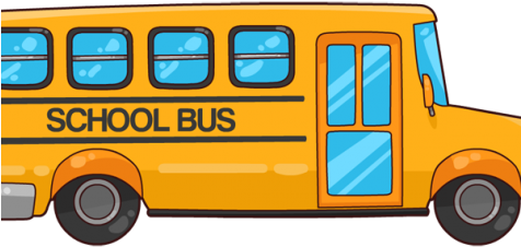 Should I Be Scared - School Bus Png Clipart (475x300)