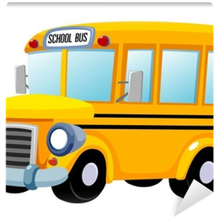 Illustration Of School Bus Vector Wall Mural • Pixers® - School Bus (400x400)