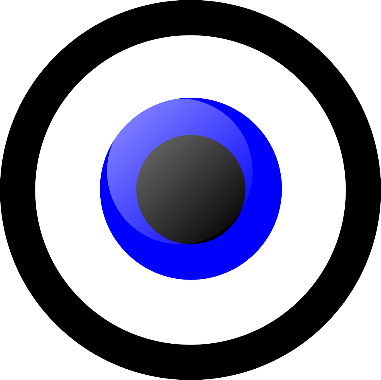 Eye Eyeball Circle Vision Png Image - Circle (1280x1275)