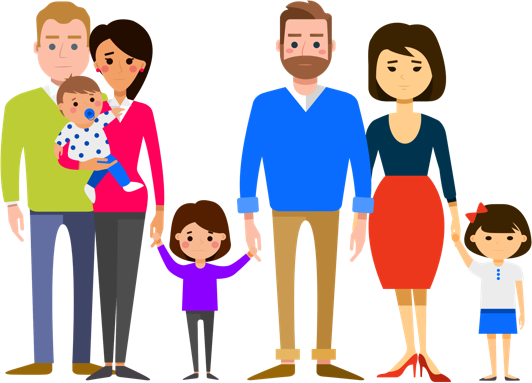 Plan For A Slow Transition - Step Family Cartoon (532x383)