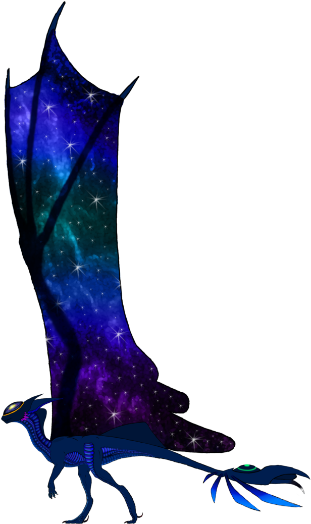 Galaxy Dragon Color Wip By O0aquadragon0o - Galaxy Dragon Transparent (715x1117)