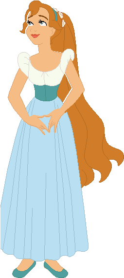 Thumbelina Clipart By Galaxyprincess3 - Thumbelina Cartoon Transparent (295x609)