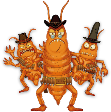 Vamousse Website Headlice Gang Fulllength - Head Lice Draw (461x468)