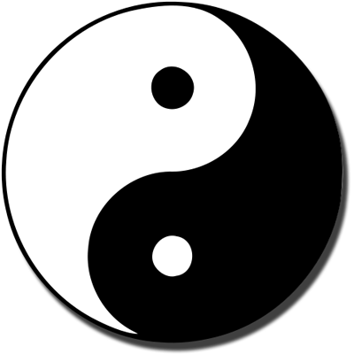 It Takes Two To Play - Yin And Yang Png (400x400)