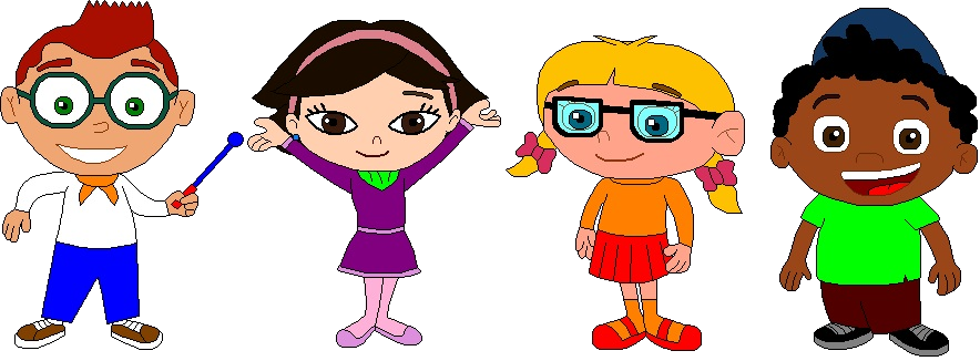 Einstein Clip Art - Little Einstein Characters (884x326)