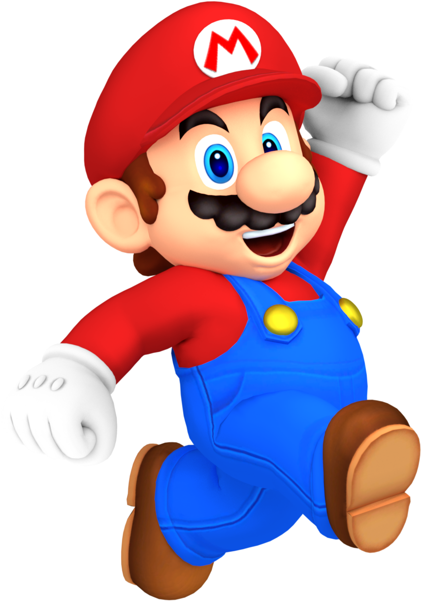 Mario Jumping By Nintega Dario Mario Jumping By Nintega - Mario Jump Pose (1024x1252)