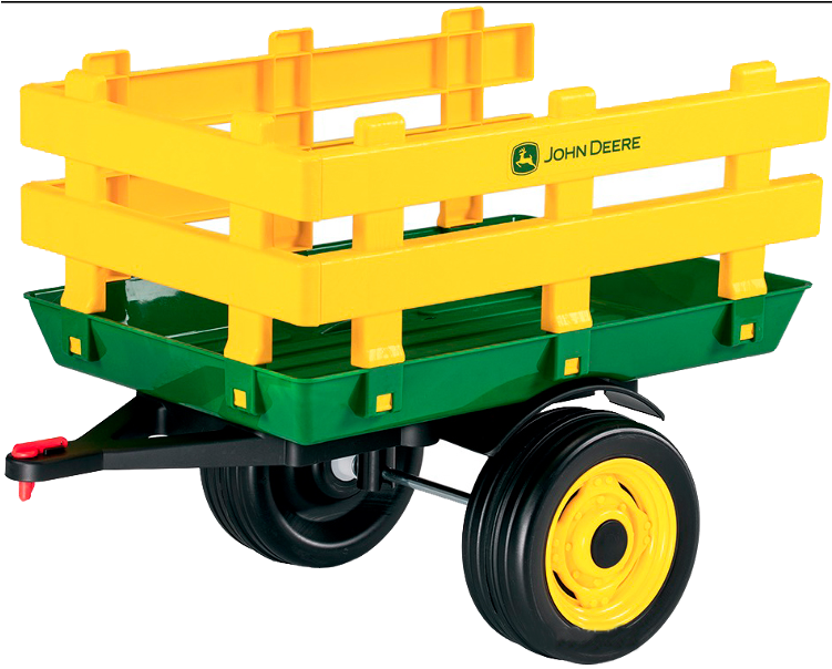 Buy Trailer Peg Perego John Deere Stake Side Trailer - Perego John Deere Trailer (800x800)