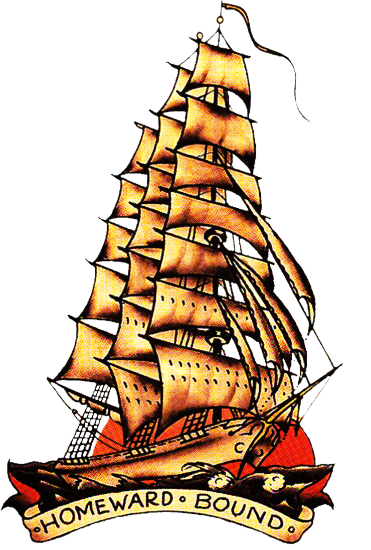 Tattoo Clipart Sailor - Sailor Jerry Tattoo Art (776x1100)