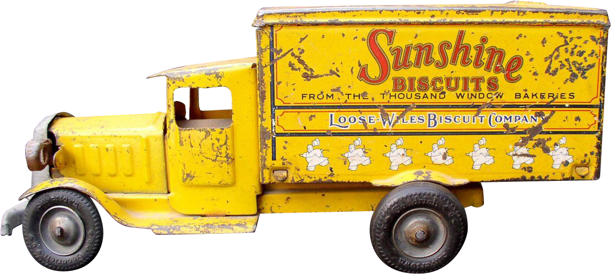 Metal Masters 1932 “sunshine Biscuits” Pressed Steel - Trailer Truck (1244x1244)