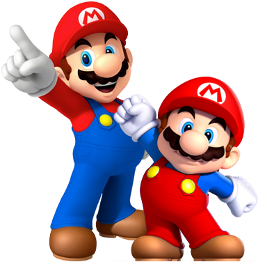 Modern And Classic Mario - Imagenes De Mario Bross (413x406)
