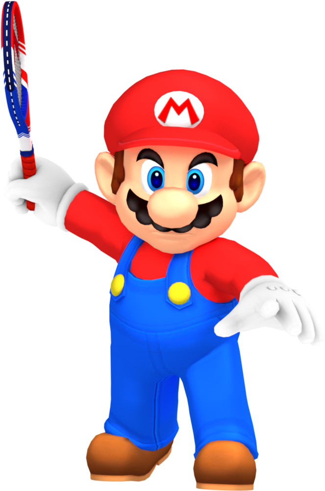 Mario Tennis Render By Nintega-dario - Mario Birthday (779x1026)