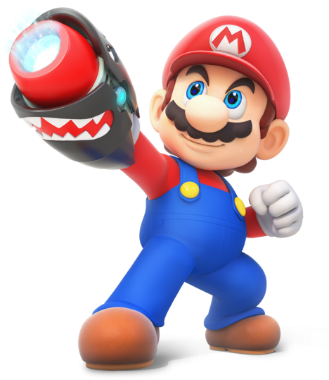 M Rkb Mario - Mario Rabbids Kingdom Battle Mario (500x573)