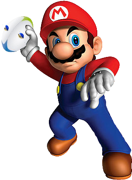 Mario Playing Rugby - Super Mario Rugby (326x400)