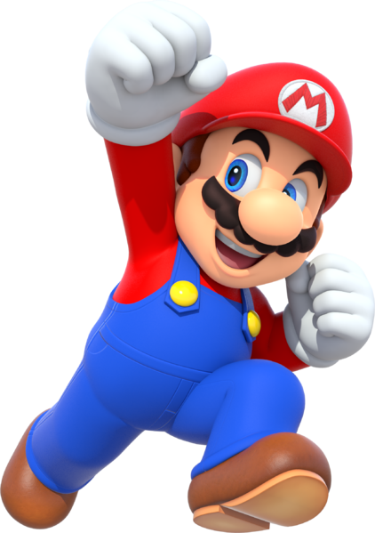 422px-mario Party 10 Mario Running - Mario Super Smash Bros (422x599)