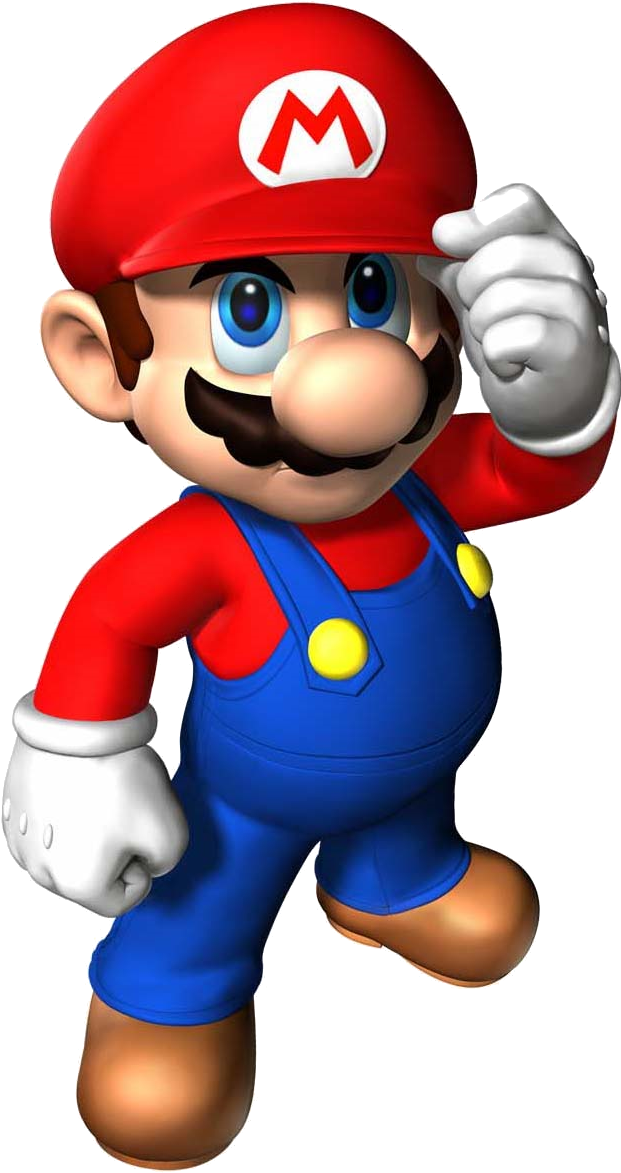 Mario - Super Mario 64 Render (626x1185)
