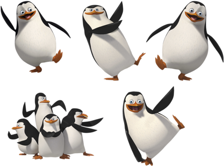 تــآبعــونى متنــسوش تقيــمولى - Penguins Of Madagascar Squad (500x370)