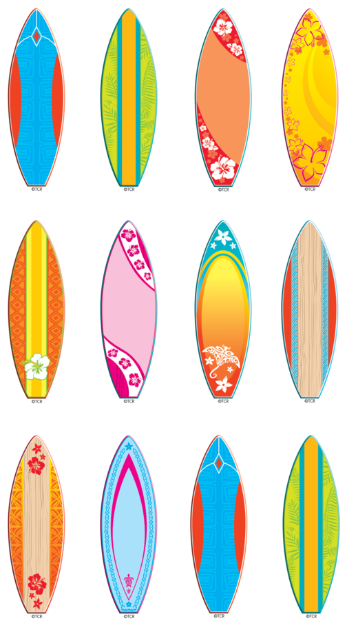 Tcr5537 Surfboards Mini Accents Image - Surfboard Name Tags Free (900x900)