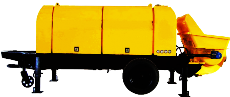 Trailer Concrete Pump - Concrete (460x295)