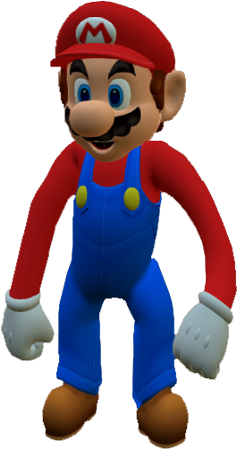 Skinny Mario 3d By Fawfulthegreat64 - Mario Maker Skinny Mario (266x530)