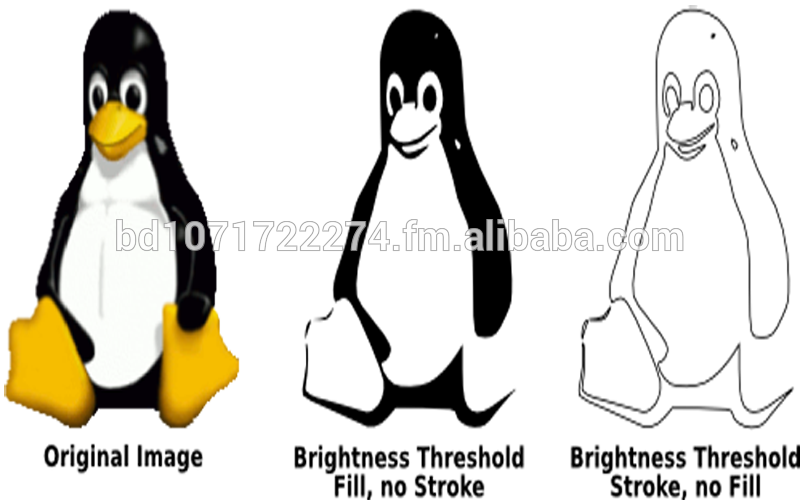 تحرير الصور، لقطة مسار، إزالة الخلفية، صنع الظل، فوتوشوب - Inkscape Bitmap To Vector (800x500)