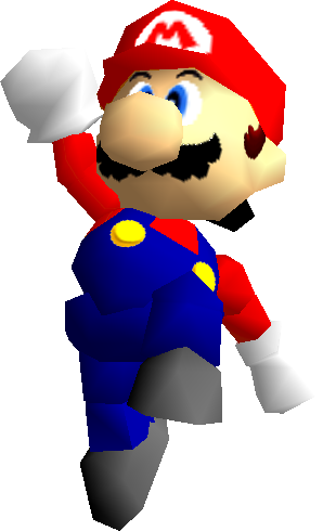 Mario 64 - Mario 64 Mario Png (298x490)