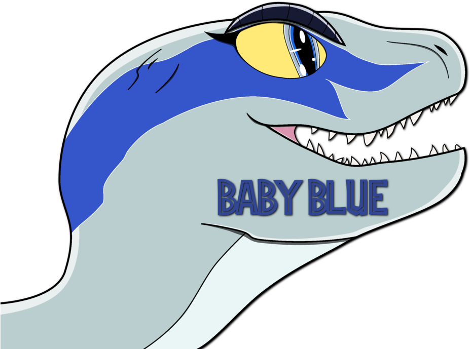 Baby Blue By Spinosaurusking875 - Indominus Rex X Rexy Baby (1015x788)