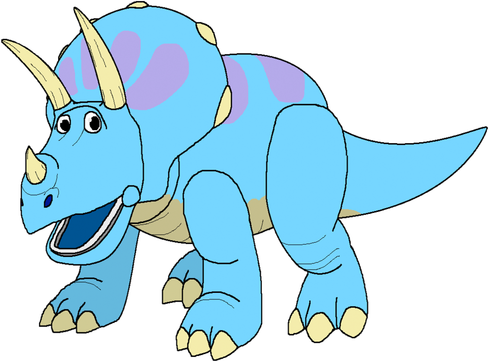 Trixie The Triceratops By Kylgrv - Trixie De Toy Story 3 (1024x780)