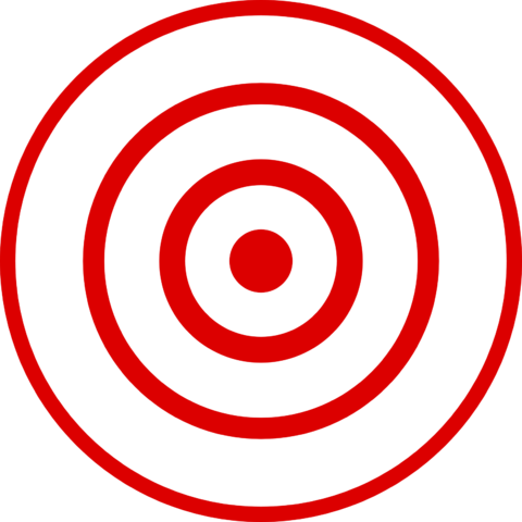 Printable Bullseye - Bulls Eye Png (480x480)