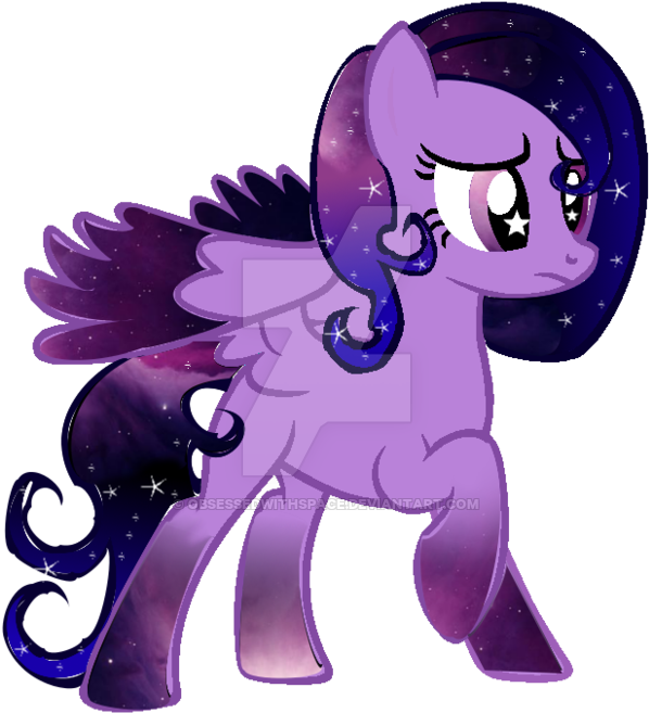 Galaxy Flare By Obsessedwithspace - Mlp Galaxy Pony (600x716)