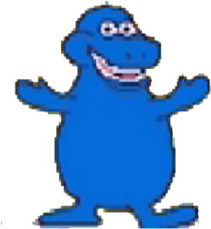 Bernie The Dinosaur - Cartoon (371x392)