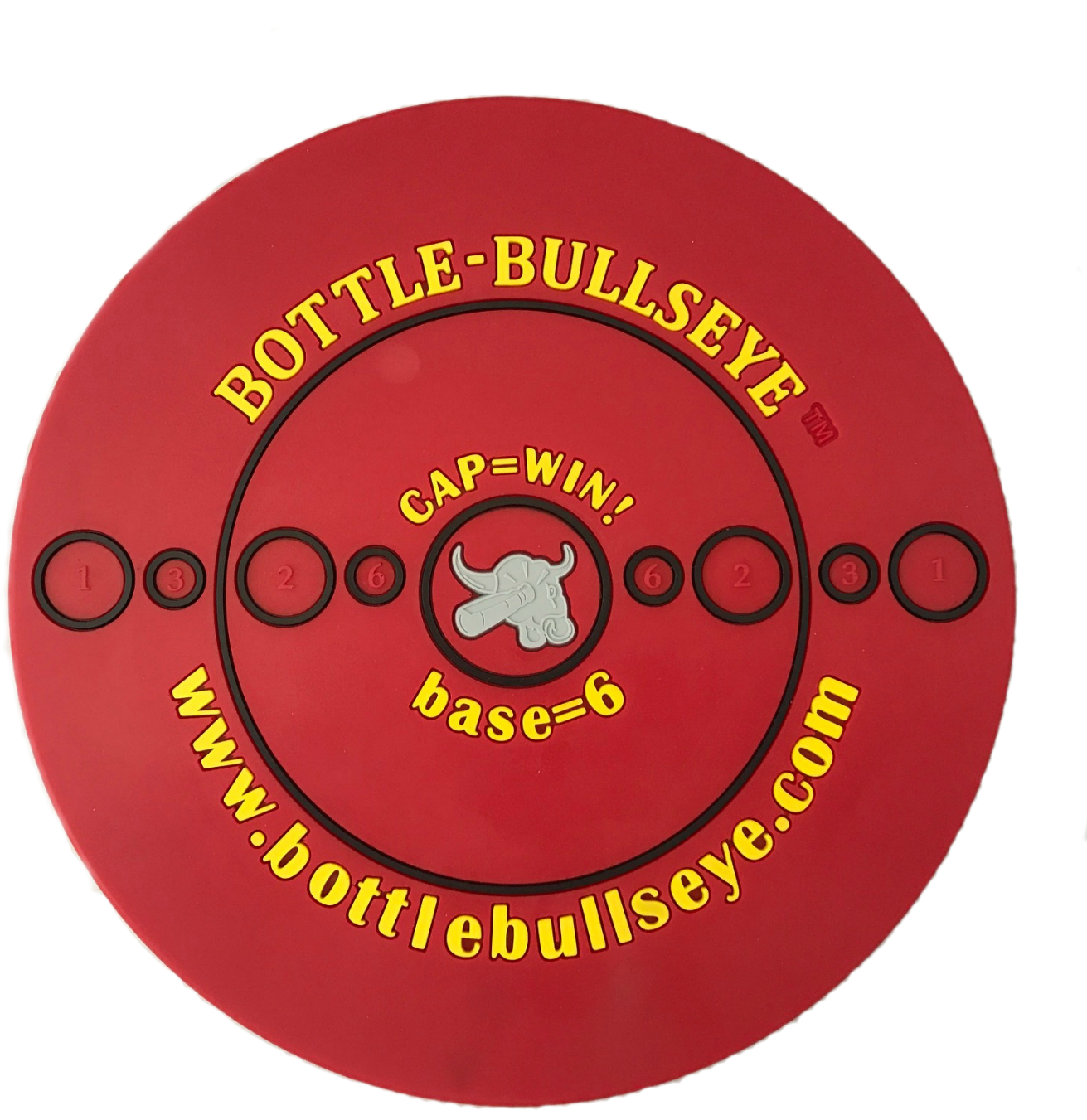 Official Flippin' Target Bottle Bullseye Bottle Bullseyetarget - Calcium Lime Rust (1431x1431)