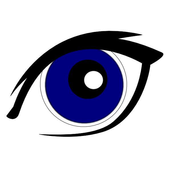 Blue Eye Clipart Blue Eyes Clip Art At Clker Vector - Blue Eyes Clip Art (1024x1024)