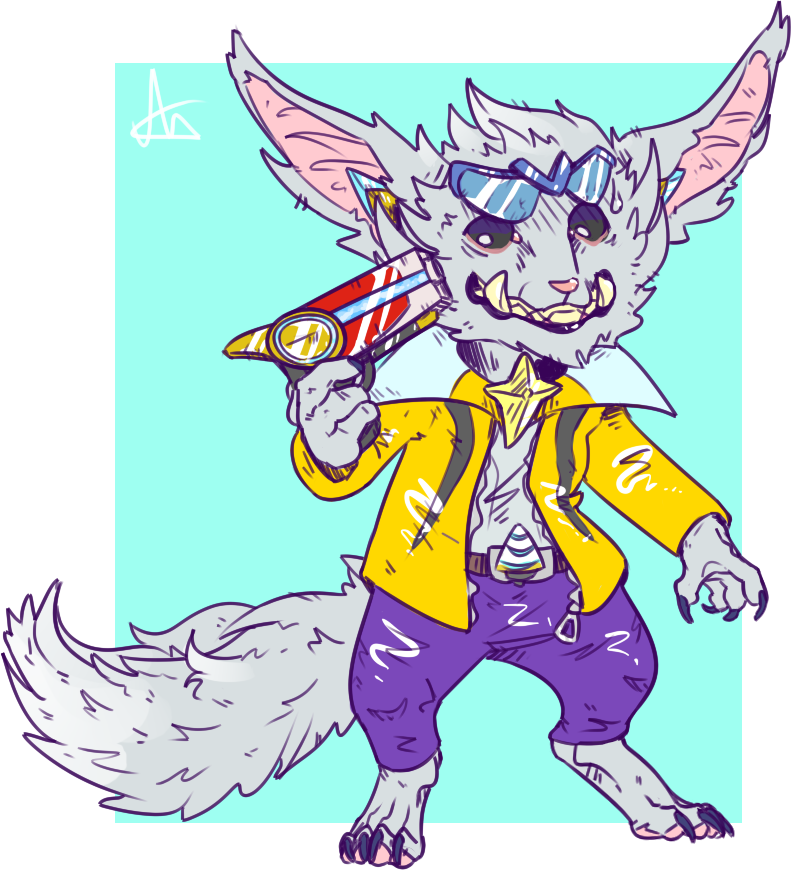 Super Galaxy Gnar By Tokowl - Drawing (792x870)