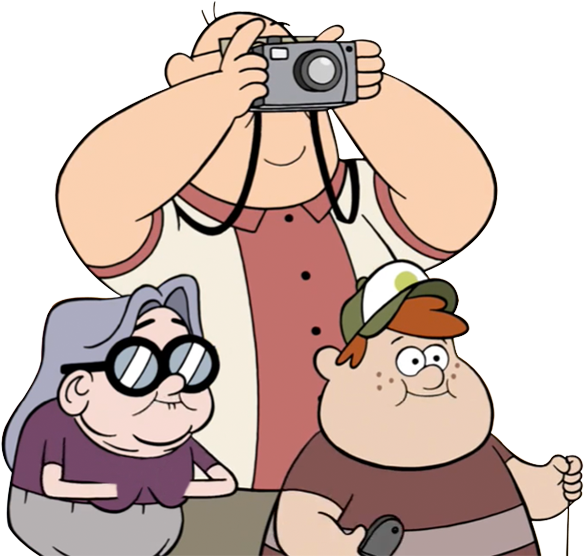 Tourist Family - Tourism (590x559)