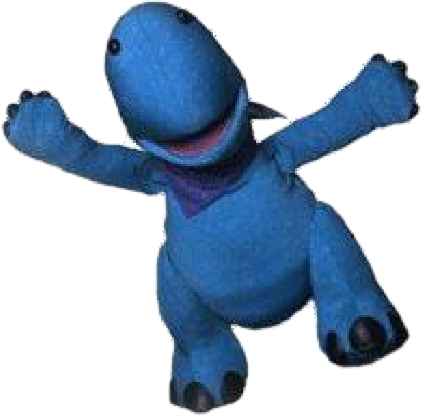 Rexy Is A Blue Dinosaur - Caillou Rexy (421x415)