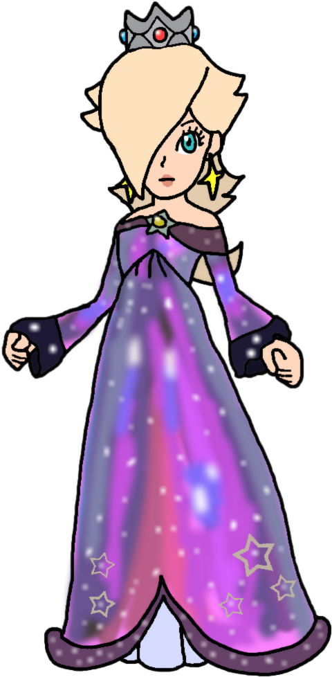 Galaxy Dress By Katlime - Cartoon Galaxy Rosalina (705x1071)