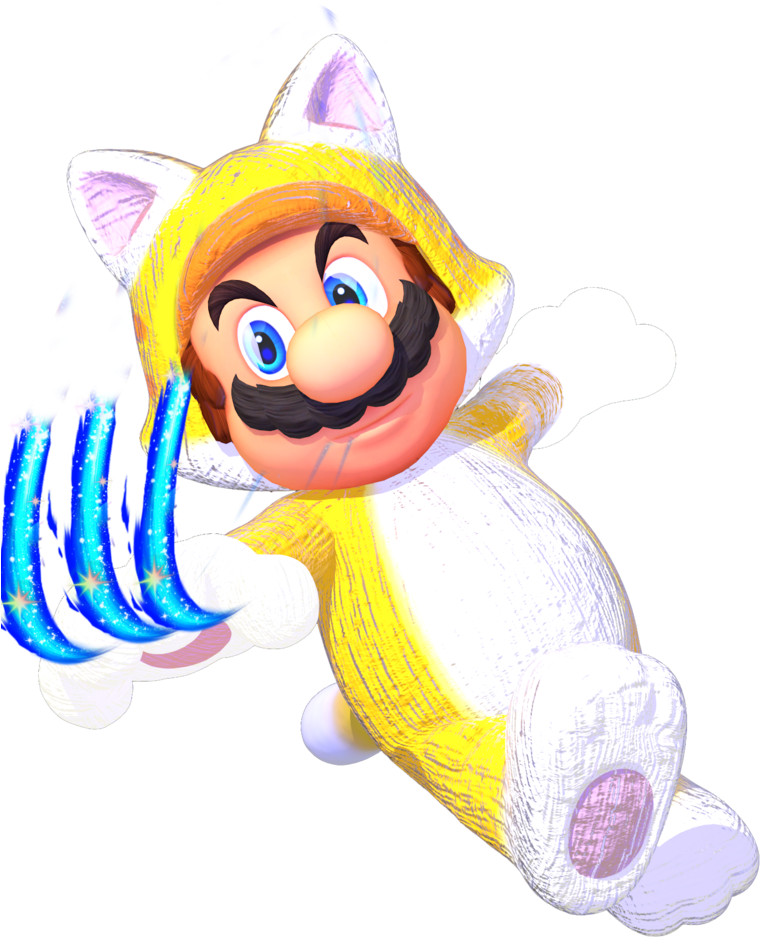 Kitty Mario Galaxy By Supermariojumpan - Meow (800x999)