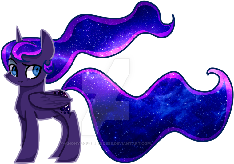 Luna Galaxy Doodle By Anonymous-princess - Illustration (1024x640)