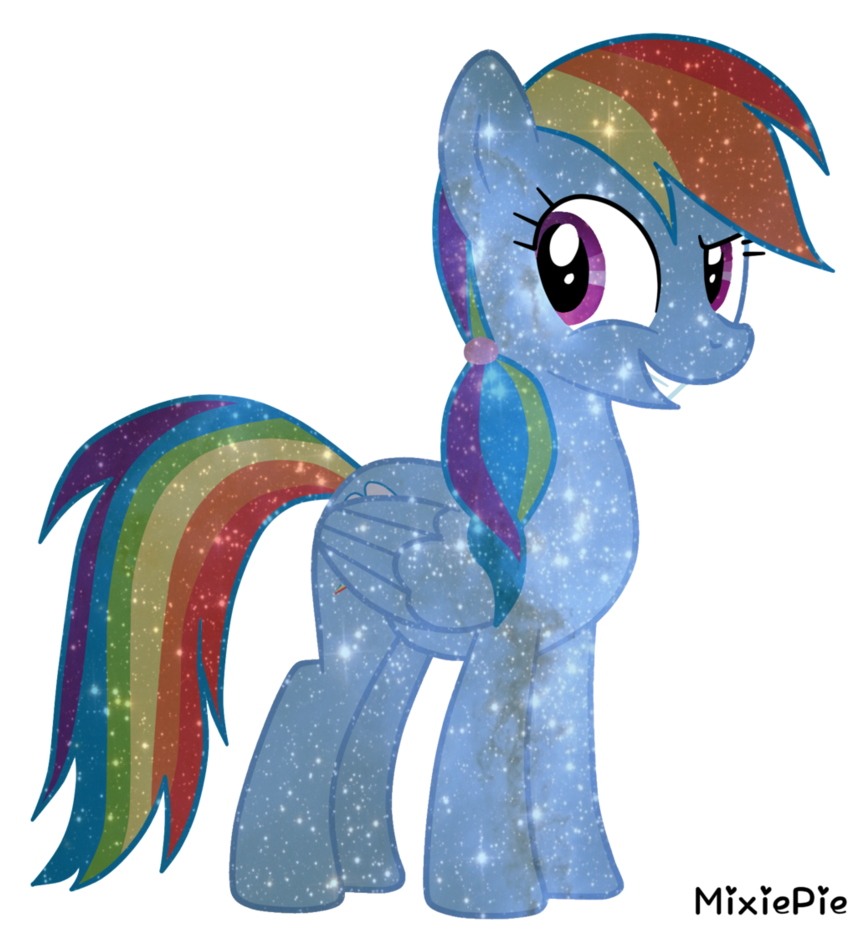 [mlp] Rainbow Dash Galaxy's Power By Mixiepie - My Little Pony Voices Rainbow Dash (857x932)