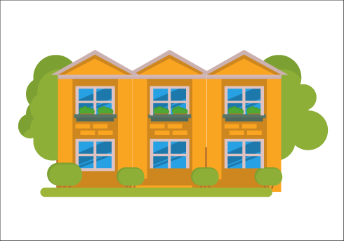 Semi-detached Houses Appeal To People Who Feel It Is - House (490x343)
