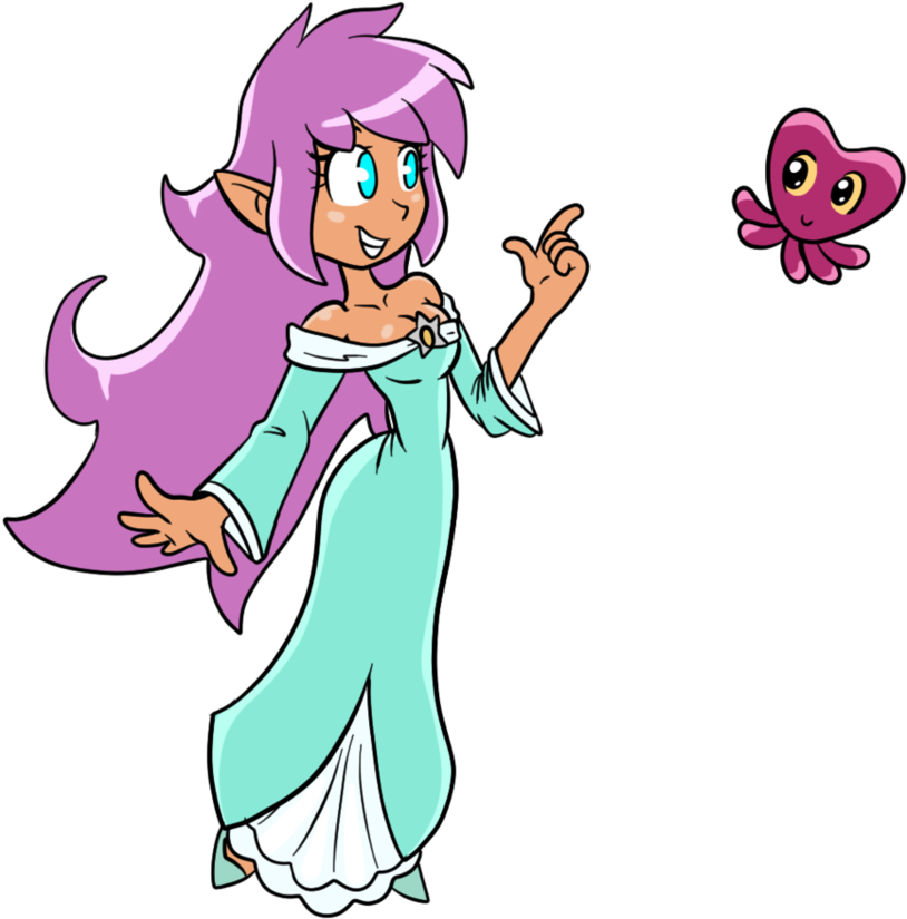 Shantae The Galaxy Genie By Jamoart - Shantae (896x892)