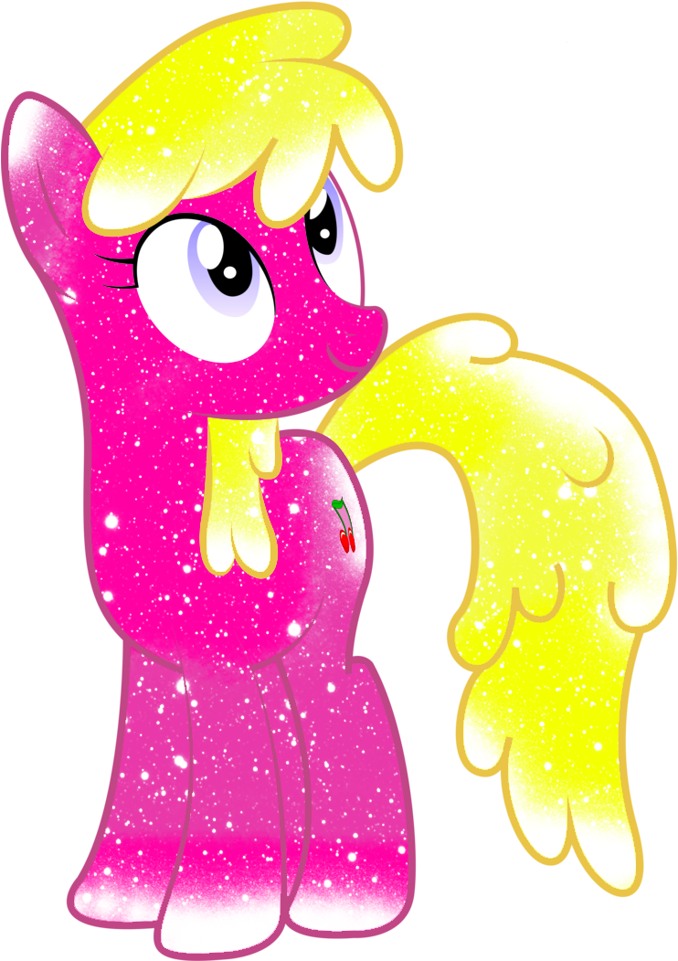 Galaxy Cherry Berry By Digi-thesaiyan - Cherry And Berry My Little Pony (756x1058)